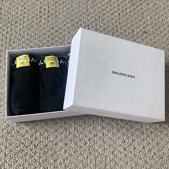Balenciaga Men’s Logo 3-Piece Brief Underwear Set - Picture 6 of 9